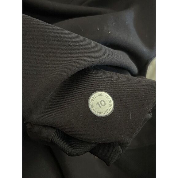 Lululemon Mastered Motion High-Rise Tight 28" Thermal Black Mesh Womens 10 - Picture 3 of 3